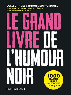 cover image of Le Grand Livre de l'humour noir